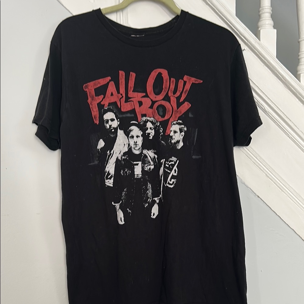 Black Fall Out Boy Band T-Shirt
